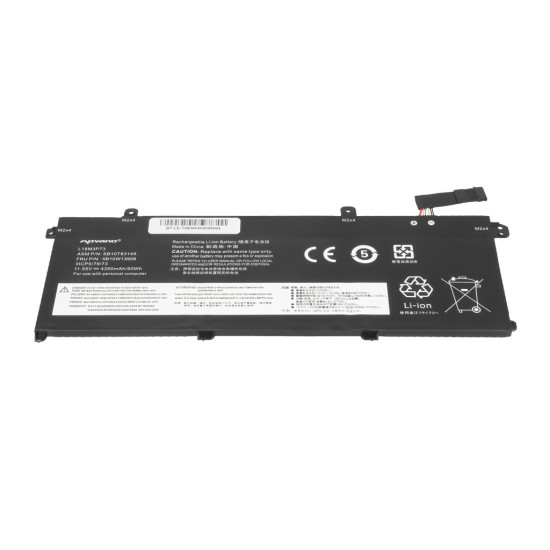 Bateria L18M3P73 do Lenovo ThinkPad T490 T495 P43s P14s - 4350 mAh (50 Wh)