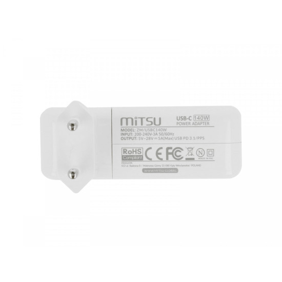 Zasilacz ładowarka do laptopa 100W USB-C 5V-9V-12V-15V/3A, 20V-28V/5A PD