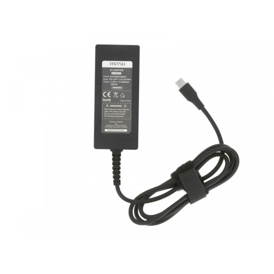 Zasilacz ładowarka do laptopa 45W USB-C 5V-9V-12V-15V/3A, 20V/2.25A PD