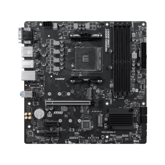 Płyta główna PRO B550M-P AM4 4DDR4 mATX