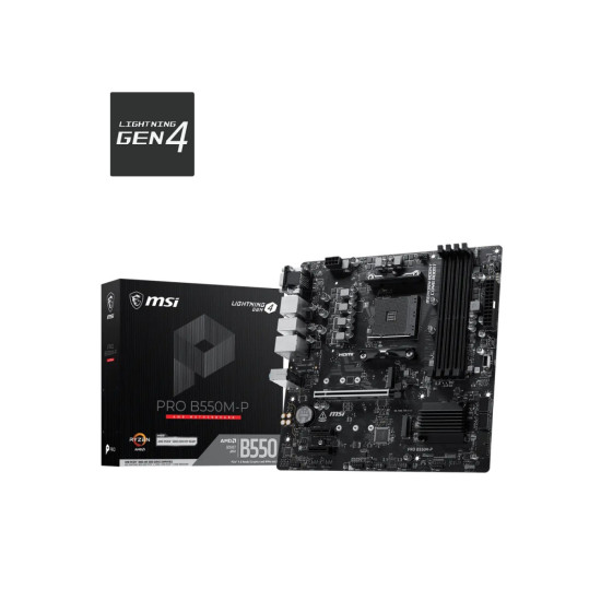 Płyta główna PRO B550M-P AM4 4DDR4 mATX