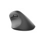 Mysz bezprzewodowa wertykalna Crake 2 2400 DPI Bluetooth 5.2 + 2.4GHz Czarna