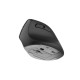 Mysz bezprzewodowa wertykalna Crake 2 2400 DPI Bluetooth 5.2 + 2.4GHz Czarna