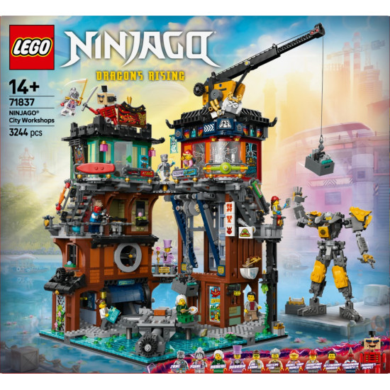 Klocki Ninjago 71837 Warsztaty w mieście NINJAGO