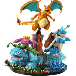 Klocki Pokemon 72153 Venusaur, Charizard i Blastoise