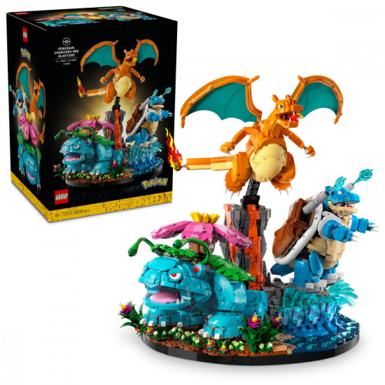 Klocki Pokemon 72153 Venusaur, Charizard i Blastoise