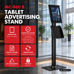 Uchwyt reklamowy do tabletu MC-960 B 