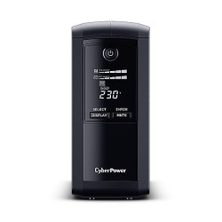 Zasilacz awaryjny VP700ELCD 700VA/390W, Symulowana fala sinusoidalna, AVR, USB, LCD, 4xSchuko