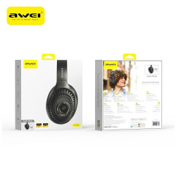 Słuchawki nauszne AT30 Bluetooth 6.0 czarne