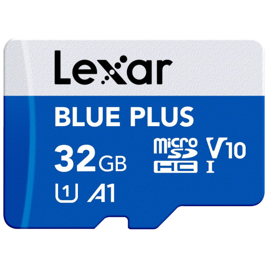 Karta pamięci microSDHC 32GB C10 A1 U3 V10 100MB/s Blue Plus