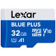 Karta pamięci microSDHC 32GB C10 A1 U3 V10 100MB/s Blue Plus