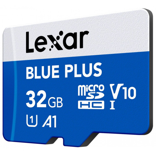 Karta pamięci microSDHC 32GB C10 A1 U3 V10 100MB/s Blue Plus