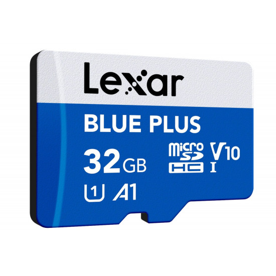 Karta pamięci microSDHC 32GB C10 A1 U3 V10 100MB/s Blue Plus