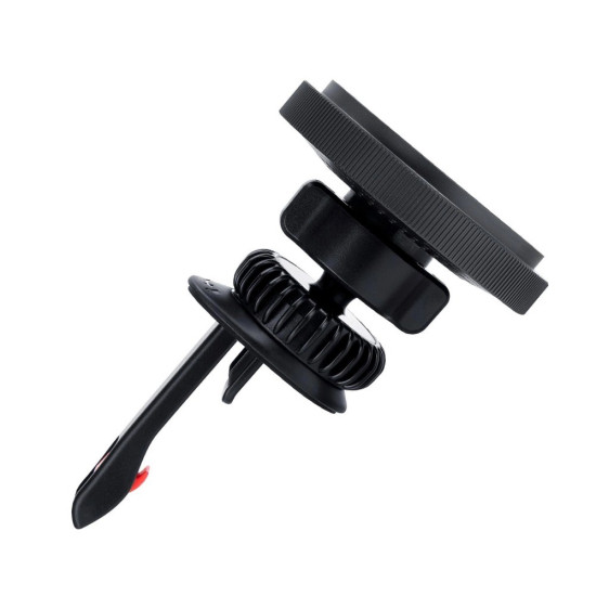 Uchwyt indukcyjny 15W MagCharger do kratki wentylacyjnej czarny 