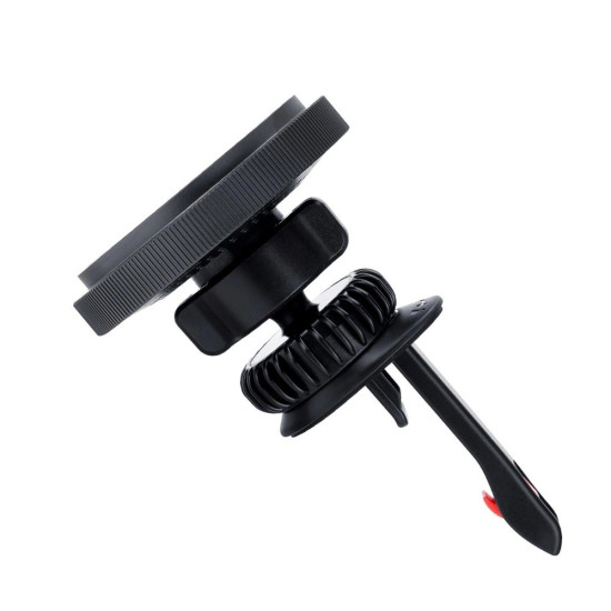 Uchwyt indukcyjny 15W MagCharger do kratki wentylacyjnej czarny 