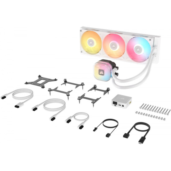 Chłodzenie procesora iCUE LINK TITAN II 360RX RGB 360mm białe