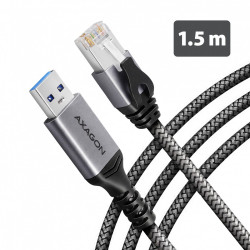 ADE-AM15 USB-A Gigabit Ethernet adapter z zintegrowanym kablem sieciowym CAT6 RJ-45 1.5 m