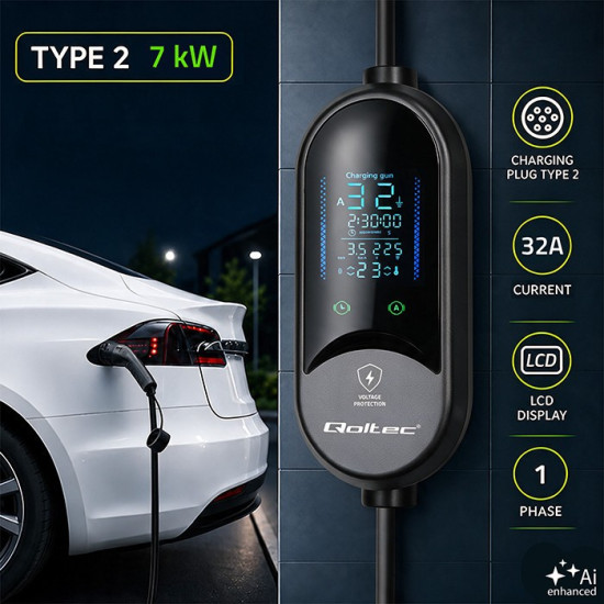 Ładowarka do samochodu elektrycznego | 7kW | 230V | CEE 32A 