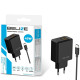 Ładowarka sieciowa 45W USB-A/USB-C z kablem GaN PD czarna 