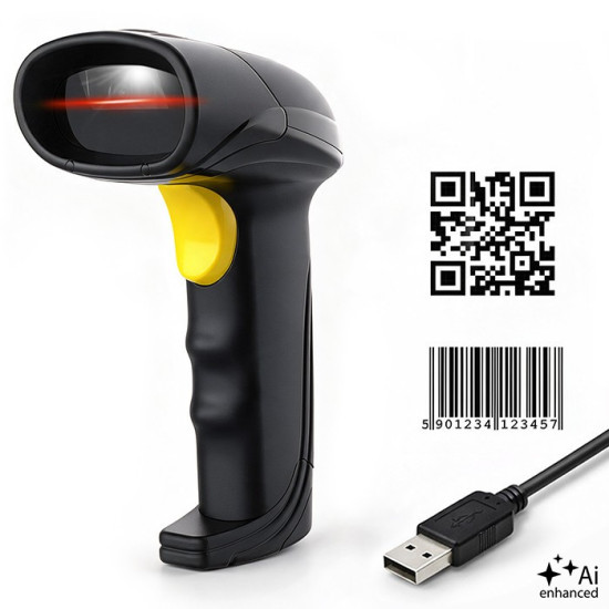 Czytnik kodów kreskowych 1D 2D | QR | EAN | USB 