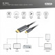Kabel adapter HDMI 4K 30Hz na USB Typ C 3.1 metalowa obudowa HQ czarny 1.8m