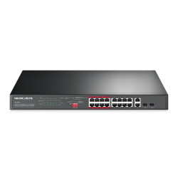 Przełącznik MS118CP 16-Port 10/100M + 2-Port G Rack Sw16PoE 