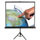 Ekran na statywie Tripod PRO 200, 1:1, 200x200cm, Matt White, czarne ramki