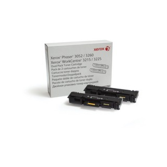 Toner dwupak BLACK 2x3.0k do Phaser3052/3260 WC3215/3225 