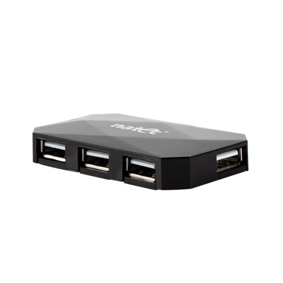 Hub USB 4-porty LOCUST USB 2.0 Czarny 