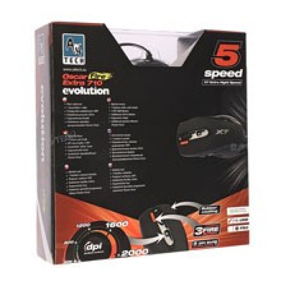 Mysz EVO XGame Opto X710 Extra Fire