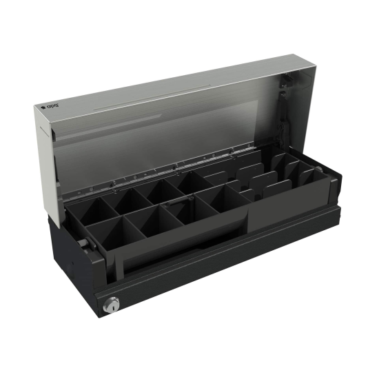 mC-Connect Drawer, Cash Drawer Adapter, X4, Two DK Ports, USB-C, Ethernet LAN , WLAN, Bluetooth Low Energy, USB Cable Included, USB-C Powered