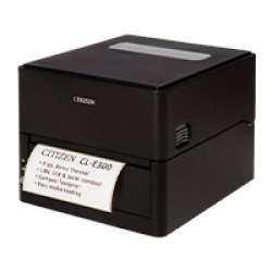 CL-E300 Label Printer Black  LAN/USB/Serial/EN Plug