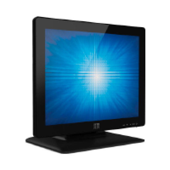 Elo 1523L 15-inch LCD  LED backlight  Desktop, Projected Capacitive 10-touch USB Controller, Anti-glare, Zero-bezel, VGA   DVI video interface, Black, Worldwide