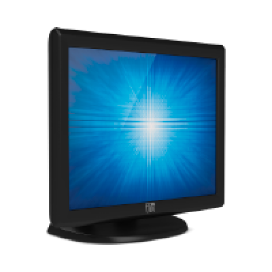 Elo 1715L 17-inch LCD Desktop, AccuTouch  Resistive  Single-touch, USB   RS232 Controller, Anti-glare, Bezel, VGA video interface, Gray, Worldwide