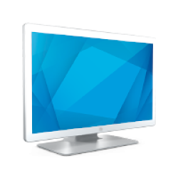 Elo 2703LM 27-inch wide LCD Medical Grade Touch Monitor, Full HD, Projected Capacitive 10-touch, DICOM 14, USB and Serial Touch Interface, Anti-glare, Zero-bezel, Stand, VGA and HDMI Video Interface, White, Worldwide