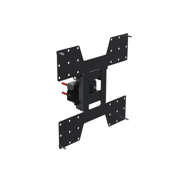 Fixed wall bracket for screens from 32_ to 65_ VESA 200 to VESA 400 . Black