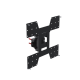 Fixed wall bracket for screens from 32_ to 65_ VESA 200 to VESA 400 . Black