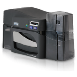 DTC4500e Single-Side Printer: Base Model, USB and Ethernet Printer - WITHOUT Locking Hoppers