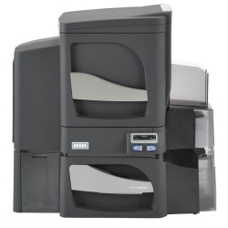 DTC4500e Dual-Side Printing with Single-Side Lamination: Base Model, USB and Ethernet Printer - WITHOUT Locking Hoppers