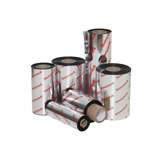 TMX 2010 / HP06 Thermal Transfer Wax-Resin Ribbon, 83mm W x 153m L, 25 mm core, Ink side out, 10 ribbons per carton, for use on coated papers and synthetics. . 1 UN = 1 Box of 10 Roll.