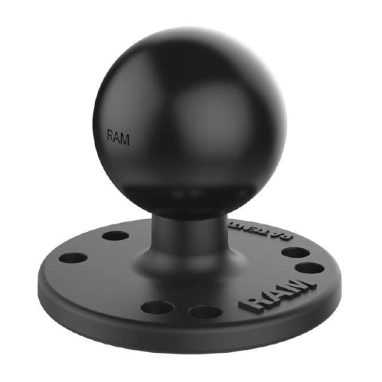 RAM Square Post Clamp Base for Posts up to 4in. Wide - C Size