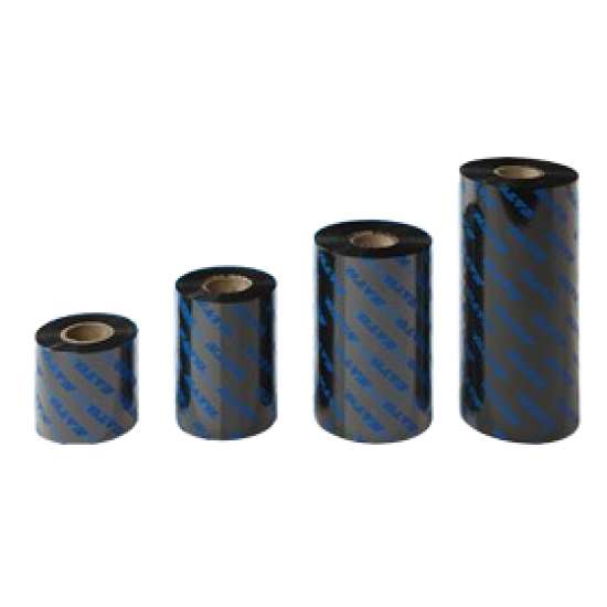 SWR85 VALUE WAX-RESIN, 110MMx300M, OUT, 1_ CORE, BLACK 10 ROLLS/BOX