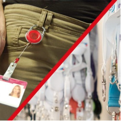 12mm POLYESTER TUBE LANYARD w. LOCKSETS + METAL SWIVEL HOOK, BLACK c 100pcs.