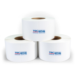 MEDIA, UNCOATED DT, PERM, 100MM x 25MM. Labels/roll550, C19, OD57, OUT, 72 rolls/ctn. 1UN = 1CTN