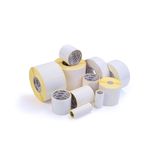 Label, Polyester, 100mmx182m, Thermal Transfer, Z-ULTIMATE 3000T WHITE, Coated, Permanent Adhesive, 76mm Core, EAZIPRICE
