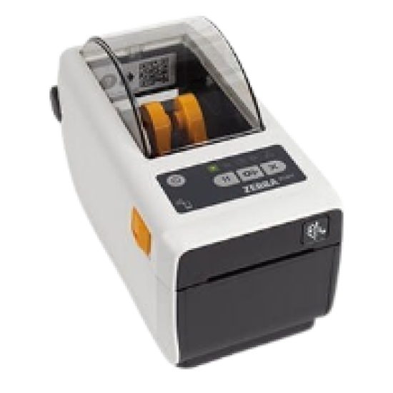 Direct Thermal Printer ZD411, Healthcare, 203 dpi, USB, USB Host, Modular Connectivity Slot, 802,11ax, BT5,2, All Countries Except USA, Canada and Japan, EU and UK Cords, Swiss Font, EZPL