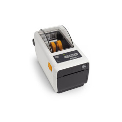 Direct Thermal Printer ZD411, Healthcare, 203 dpi, USB, USB Host, Modular Connectivity Slot, 802,11ax, BT5,2, All Countries Except USA, Canada and Japan, EU and UK Cords, Swiss Font, EZPL