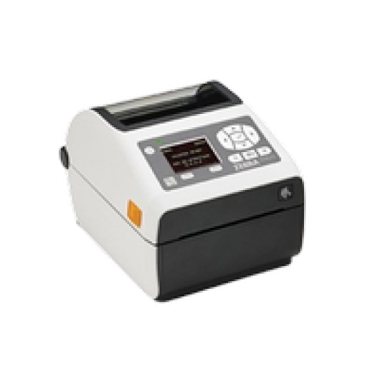 Direct Thermal Printer ZD621, Healthcare, Color Touch LCD, 203 dpi, USB, USB Host, Ethernet, Serial, BTLE5, EU and UK Cords, Swiss Font, EZPL