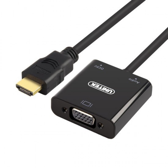 Adapter HDMI to VGA + AUDIO; Y-6333 