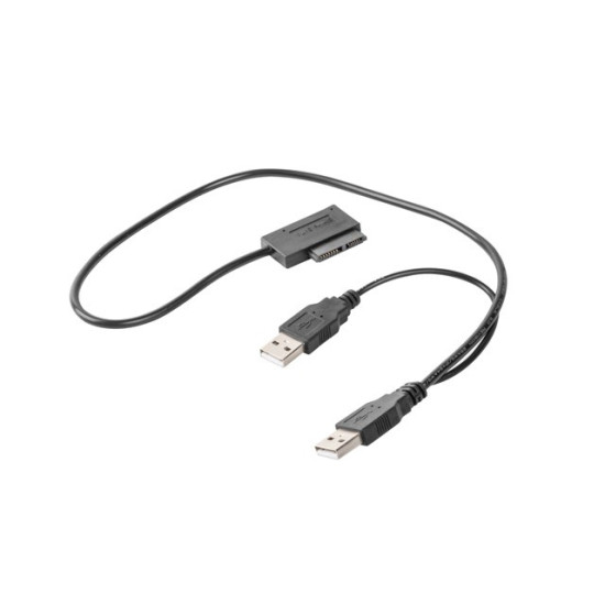 Adapter USB(M)+Power -> SATA Slim SSD (na kablu) 